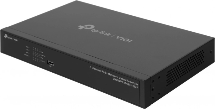 Видеорегистратор TP-LINK VIGI NVR1008H-8MP 8-канальный сетевой видеорегистратор PoE