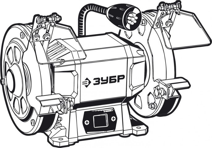 Точильный станок Зубр ПСТ-125,  200Вт
