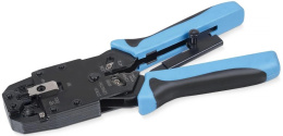 Кримпер Cabeus HT-2008AR для RJ-45/RJ-11/12 профессиональный, с храповым механизмом