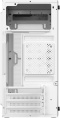 Корпус mATX Oklick OCC-MN302F, Mini-Tower, без БП, белый