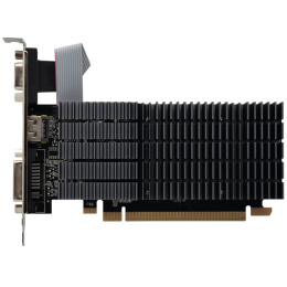 Видеокарта AFox GT 710 2GB DDR3 (AF710-2048D3L5) (GeForce GT 710, PCI Express x16 2.0, 2GB DDR3 64bit, 954МГц, 192sp, 1хHDMI, 1хVGA, 1хDVI, 19W, PSU 300W, 1 Slot)