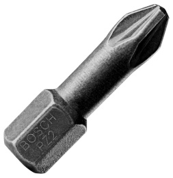 Набор бит Bosch Diamond Impact PZ2 25мм 10шт 2.608.522.062 торсионные, для шурупов с крестообразным шлицем, хвостовик с наружным шестигранником 1/4