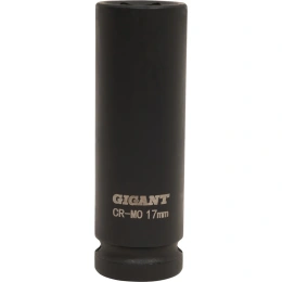 Головка ударная 6-ти гранная удлиненная 17 мм; 1/2"DR Gigant G-12-17Li