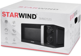 Микроволновая печь StarWind SMW2520, 700Вт, 20л, черный/серебристый