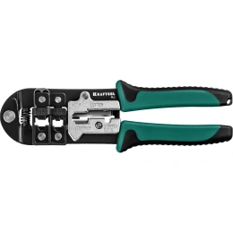 Кримпер KRAFTOOL универсальный, RJ45, RJ11/RJ12 22699