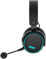 Гарнитура Acer OHR303, для компьютера/мобильных устройств, мониторные, Bluetooth/радио/3,5 мм, черный [zl.hdsee.009]