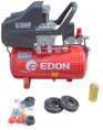 Компрессор поршневой Edon OAC-25/1600 масляный 198л/мин 25л 1600Вт красный (39776)