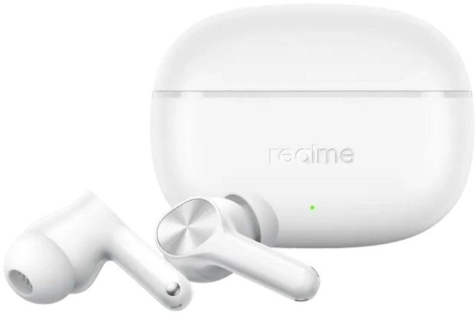 Гарнитура внутриканальные Realme Buds T200x белый беспроводные bluetooth в ушной раковине (6941764471900)
