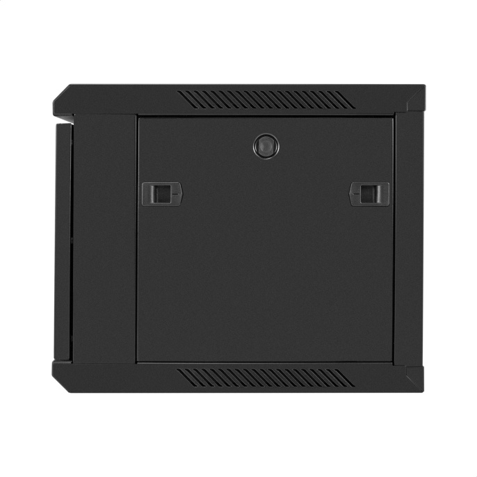 Шкаф телекоммуникационный 19" настенный 6U ExeGate EC-WM-6U.450.G.BLACK (19”, 6U, 600x450x370mm (ШхГхВ), передняя дверь закаленное стекло, съемные боковые панели, пыле- и влагозащита IP23, черный RAL 9004) EX298605RUS