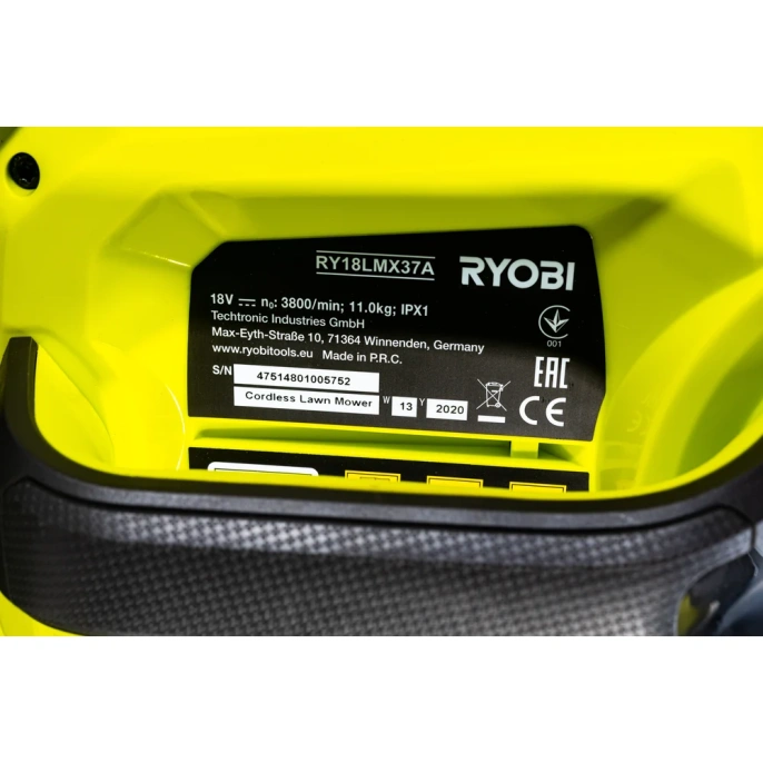 Газонокосилка Ryobi ONE+ RY18LMX37A-0 5133004597