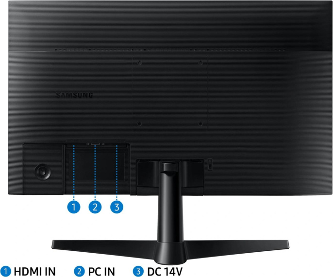 24" Монитор Samsung Essential S3 S24F330EAIXCI,  1920x1080,  VA,  100Гц,  1хHDMI,  черный [ls24f330eaixci]