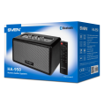 Портативная акустика SVEN HA-950 черный SV-022457 , черный, МДФ, эко-кожа 60 Вт, Bluetooth, USB, Micro SD, пульт