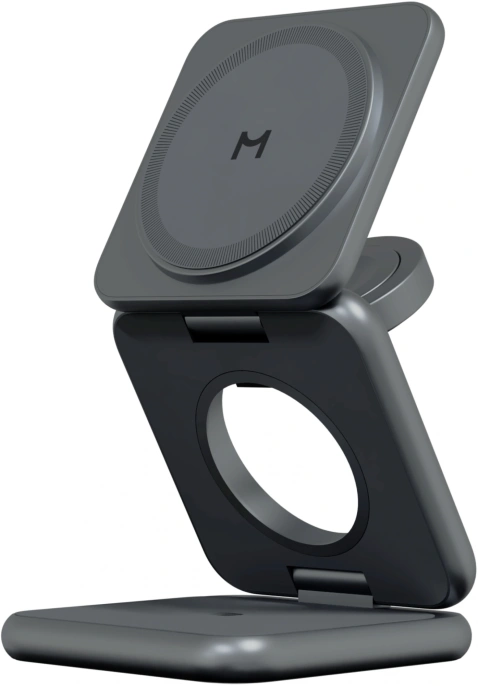 Беспроводное зарядное устройство Magssory Fold Midnight WCH043m для наушников, для смартфона, для умных часов, 3 в 1 для Samsung, с магнитами