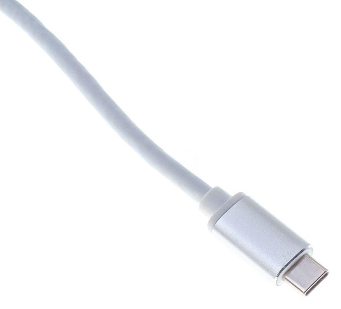 Адаптер Buro USB Type-C m - miniDisplayPort f , 0.1м, серебристый [bhp]