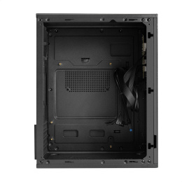 Корпус Minitower ExeGate BAA-308MUC (mATX, без БП, 1*USB+1*USB3.0+1*TypeC, HD Audio, черный) EX299077RUS
