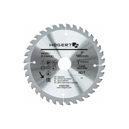 Диск пильный по дереву 185x30 мм, 40Т, mn65 HOEGERT TECHNIK HT6D780