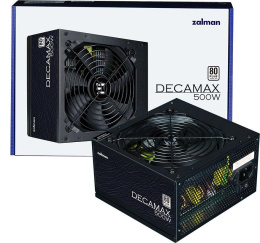 Блок питания Zalman ZM500-LX3 (ATX 12V V2.31, 120mm, APFC, 80+, 20 + 4pin 1хCPU4+4pin, FDD 4pin, 4хIDE 4pin, 6хSATA, PCIe 6+2 pin, OPP/ OVP/ UVP/ SCP, 140х150х86мм)