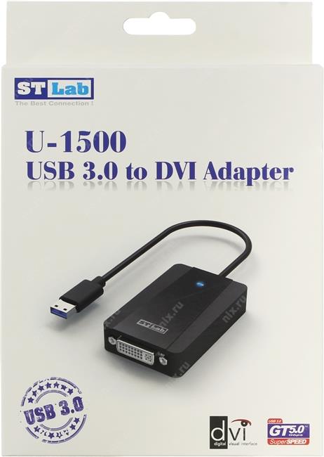 Видеокарта STLab U-1500 RTL USB 3.0 to DVI Adapter