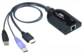 КВМ адаптер ATEN USB HDMI Virtual Media KVM Adapter Cable Support Smart Card Reader and Audio De-Embedder KA7188-AX