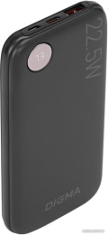 Мобильный аккумулятор Digma DGPF10B 10000mAh QC3.0/PD3.0 22.5W 3A USB-A/USB-C черный (DGPF10B22PBK)