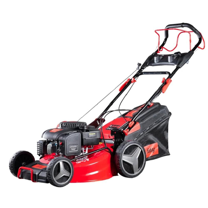 FUBAG Газонокосилка бензиновая рег. скорости и функцией вертикального хранения FPL 53 SMVF 2,8 л.с, 4 тактный самоходна, ш. скаш 53 см, в. скаш 32-71мм, Мульчирование да, сборника, л 65 [46284]