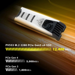 SSD накопитель Patriot PV553 PV553P1TBM28H 1ТБ, M.2 2280, PCIe 5.0 x4,  NVMe,  M.2