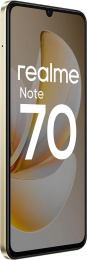 Смартфон Realme RMX5313 Note 70 128Gb 6Gb золотой моноблок 3G 4G 6.7" 720x1600 Android 15 13Mpix 802.11 a/b/g/n/ac NFC GPS GSM900/1800 GSM1900 Protect
