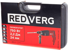 Перфоратор RedVerg RD-RH750 патрон:SDS-plus уд.:2.2Дж 750Вт кейс в комплекте