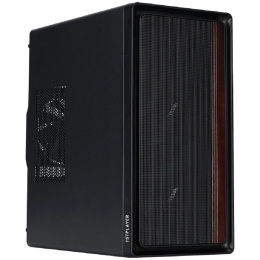 1STPLAYER Корпус WD1 Black / mATX / 3x120mm fans / WD1-BK-3F