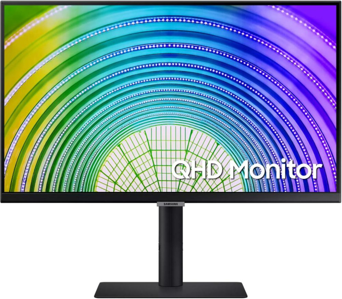 ЖК монитор Samsung S24A600UCI 24" LCD IPS LED monitor, 2560x1440, 5 GtG ms, 300 cd/m2, 75Hz, MEGA DCR static 1000:1 , 178°/178°, HDMI, DP, USB Hub ; USB-C 65W , HAS, VESA 100x100 mm, внутренний БП, ES8.0, LS24A600UCIXCI