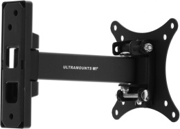 Кронштейн для телевизора Ultramounts UM874 черный 13"-27" макс.20кг настенный поворот и наклон