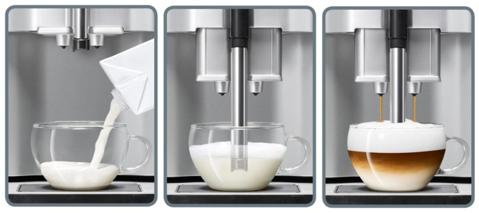 Кофемашина Bosch VeroCup 300 TIS30321RW 1300Вт серебристый