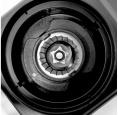 Кофемолка Rommelsbacher EKM 400 200Вт сист.помол.:жернова вместим.:220гр черный/серебристый