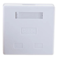 Gembird NA214 RJ-45 Розетка кат.5e внешняя 2 порта, 110&Krone