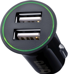 Автомобильное зарядное устройство Buro XCJ-041-2.1A, 2xUSB-A, 10.5Вт, 2.1A, черный