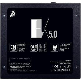 Блок питания 1STPLAYER 500W FK PS-500FK ATX 2.4, APFC, 85% EFF, Double Forward, 120mm fan, non-modular