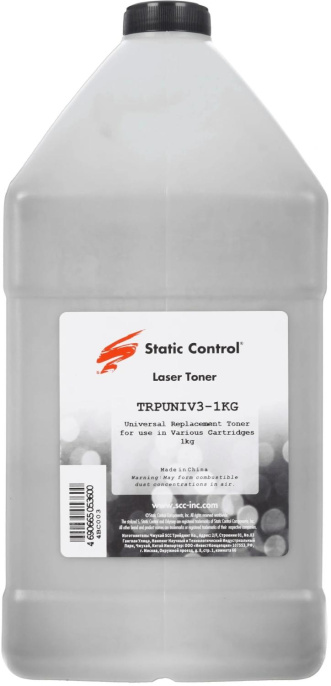 Тонер Static Control TRPUNIV3-1KG черный флакон 1000гр. для принтера Samsung ML1510/ML1610/MLTD101S/MLTD103L