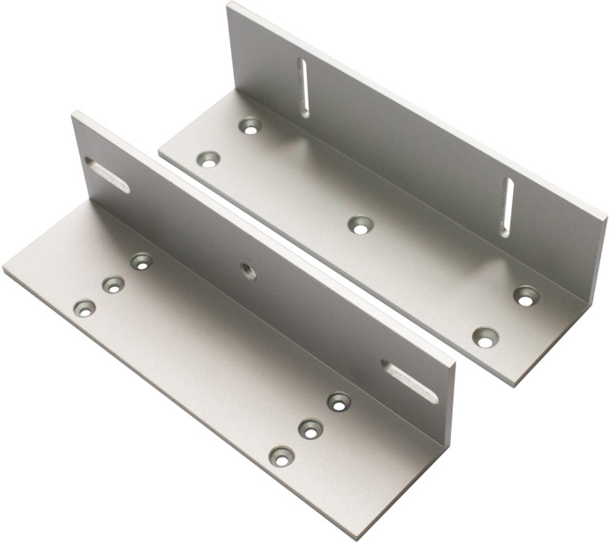 Крепежный угол ZKTeco CM-350BZ Z-образный, материал: алюминий, совместим с ответными планками электромагнитных замков ZKTeco CM-350