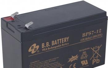 Аккумуляторная батарея BB BPS 7-12 для ИБП,  12В,  7Ач