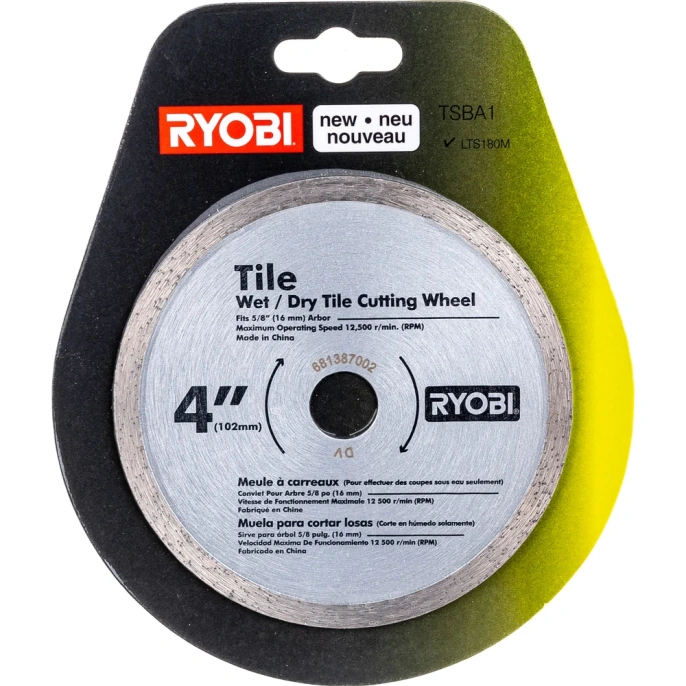 Диск алмазный (102х16 мм) для плиткореза ONE+ Ryobi TSBA1 5132002473