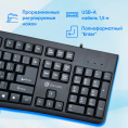 Клавиатура Oklick K135, USB, мембранная, черный [1914788]
