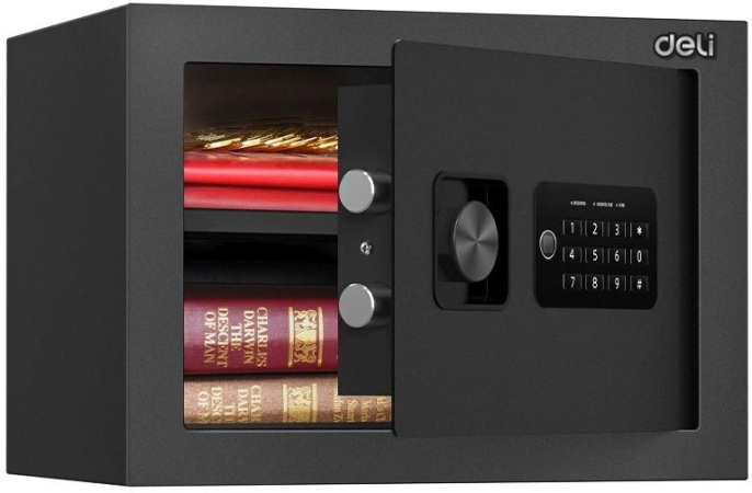 Сейф Deli ET530 встраиваемый 250x350x250мм электронный/ключевой