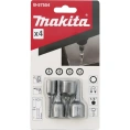 Набор магнитных торцовых головок 4 шт.; 8, 10, 12, 13 мм; 48 мм; С-form Makita B-57554