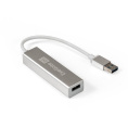 USB-Хаб концентратор 4-в-1 ExeGate DUB-4 кабель-адаптер USB3.0 -- 4xUSB3.0, Plug&Play, корпус алюминиевый, серебристый EX293981RUS