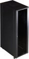 Шкаф серверный Lanmaster TWT-CBB-32U-6X10-G1 напольный 32U 600x1000мм пер.дв.стекл задн.дв.двуст. 2 бок.пан. 800кг черный