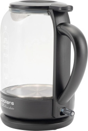 Чайник электрический Polaris PWK 1753CGL 1.5л. 1950Вт графит корпус: стекло/пластик