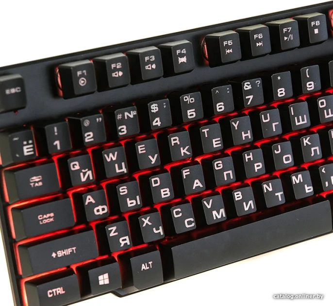 Клавиатура KGK-15U BLACK Dialog Gan-Kata - игровая с подсветкой, USB, черная