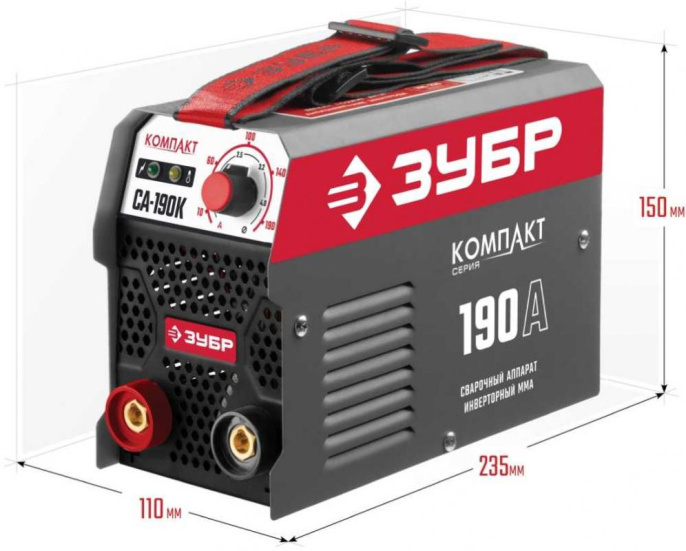 Сварочный аппарат Зубр СА-190К, инвертор