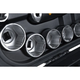 Набор инструментов Inforce 120 предметов 1/2" & 3/8" & 1/4", Сталь Cr-V, Профессиональный, 06-07-20