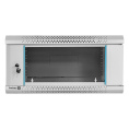 Шкаф телекоммуникационный 19" настенный 4U ExeGate EC-WM-4U.450.G.GREY 19”, 4U, 600x450x280mm ШхГхВ , передняя дверь закаленное стекло, съемные боковые панели, пыле- и влагозащита IP23, светло-серый RAL 7035 EX300251RUS